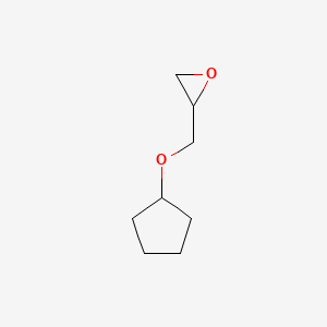 molecular formula C8H14O2 B1625911 2-[(Cyclopentyloxy)methyl]oxirane CAS No. 21324-93-6