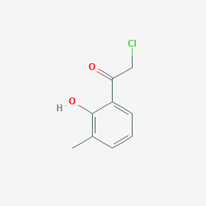 molecular formula C9H9ClO2 B1625922 2-Chloro-1-(2-hydroxy-3-methylphenyl)ethanone CAS No. 75717-51-0