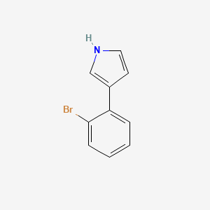 molecular formula C10H8BrN B1625931 3-(2-bromophenyl)-1H-pyrrole CAS No. 76304-46-6
