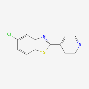 5-Chloro-2-(pyridin-4-YL)benzo[D]thiazole