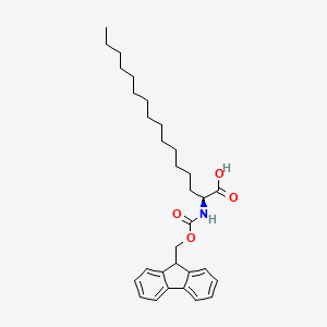 (2S)-2-({[(9H-Fluoren-9-yl)methoxy]carbonyl}amino)hexadecanoic acid