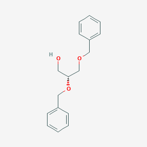 molecular formula C17H20O3 B1625971 (R)-2,3-bis(benzyloxy)propan-1-ol CAS No. 58530-76-0