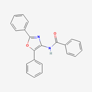 molecular formula C22H16N2O2 B1625972 N-(2,5-Diphenyloxazol-4-yl)benzamide CAS No. 51626-29-0