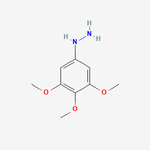 molecular formula C9H14N2O3 B1625981 (3,4,5-Trimethoxyphenyl)hydrazine CAS No. 51304-75-7