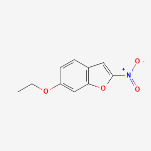 molecular formula C10H9NO4 B1625983 6-Ethoxy-2-nitrobenzofuran CAS No. 67073-93-2