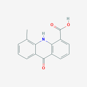 molecular formula C15H11NO3 B1625991 5-Methyl-9-oxo-9,10-dihydroacridine-4-carboxylic acid CAS No. 24782-66-9
