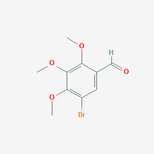 molecular formula C10H11BrO4 B1625993 5-Bromo-2,3,4-trimethoxybenzaldehyde CAS No. 28006-94-2