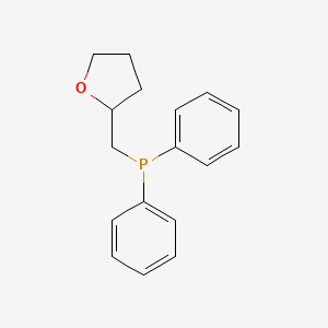 molecular formula C17H19OP B1626010 Phosphine, diphenyl[(tetrahydro-2-furanyl)methyl]- CAS No. 91533-65-2