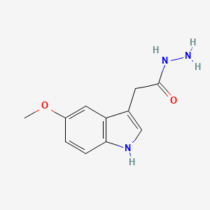 molecular formula C11H13N3O2 B1626017 2-(5-methoxy-1H-indol-3-yl)acetohydrazide CAS No. 57000-48-3