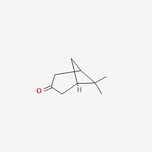 molecular formula C9H14O B1626030 6,6-Dimethylbicyclo[3.1.1]heptan-3-one CAS No. 4722-54-7