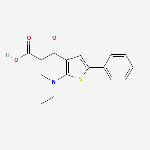 7-Ethyl-4-oxo-2-phenyl-4,7-dihydrothieno[2,3-B]pyridine-5-carboxylic acid