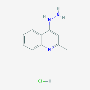 4-Hydrazino-2-methylquinoline hydrochloride