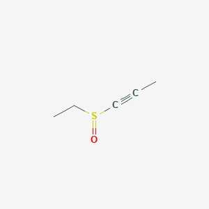 molecular formula C5H8OS B1626064 1-(Ethanesulfinyl)prop-1-yne CAS No. 25558-06-9