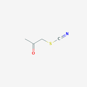 molecular formula C4H5NOS B1626075 2-Oxopropyl thiocyanate CAS No. 3029-48-9
