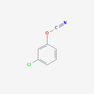 molecular formula C7H4ClNO B1626083 3-Chlorophenyl cyanate CAS No. 1124-37-4