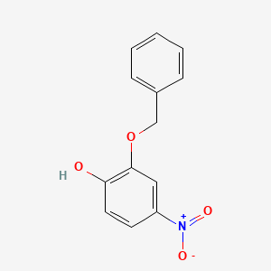 molecular formula C13H11NO4 B1626104 2-(Benzyloxy)-4-nitrophenol CAS No. 50352-33-5