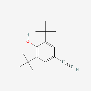 molecular formula C16H22O B1626106 2,6-Ditert-butyl-4-ethynylphenol CAS No. 36384-85-7