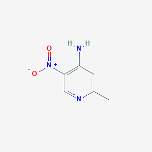 molecular formula C6H7N3O2 B1626109 2-Methyl-5-nitropyridin-4-amine CAS No. 84487-12-7