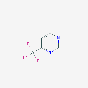 molecular formula C5H3F3N2 B162611 4-(三氟甲基)嘧啶 CAS No. 136547-16-5