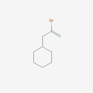 molecular formula C9H15B B1626118 3-Cyclohexyl-2-bromopropene CAS No. 53608-85-8