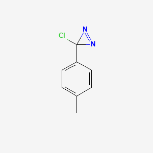 molecular formula C8H7ClN2 B1626124 3-chloro-3-(4-methylphenyl)-3H-diazirine CAS No. 39184-65-1