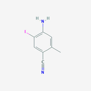 4-Amino-5-iodo-2-methylbenzonitrile