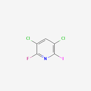 molecular formula C5HCl2FIN B1626138 3,5-Dichloro-2-fluoro-6-iodopyridine CAS No. 406676-35-5