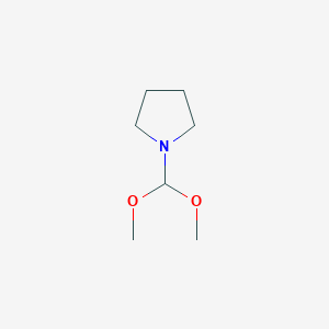 molecular formula C7H15NO2 B1626153 1-(Dimethoxymethyl)pyrrolidine CAS No. 5564-73-8