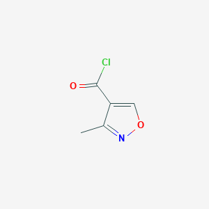 molecular formula C5H4ClNO2 B1626179 3-Methylisoxazole-4-carbonyl chloride CAS No. 62348-18-9