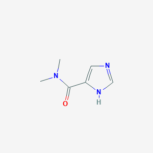 molecular formula C6H9N3O B1626183 N,N-dimethyl-1H-imidazole-5-carboxamide CAS No. 56486-26-1
