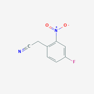 2-(4-Fluoro-2-nitrophenyl)acetonitrile