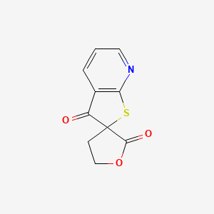 molecular formula C10H7NO3S B1626186 Spiro[oxolane-3,2'-thieno[2,3-B]pyridine]-2,3'-dione CAS No. 107191-21-9
