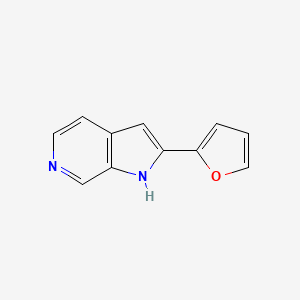 molecular formula C11H8N2O B1626194 2-Furan-2-YL-1H-pyrrolo[2,3-C]pyridine CAS No. 863301-94-4