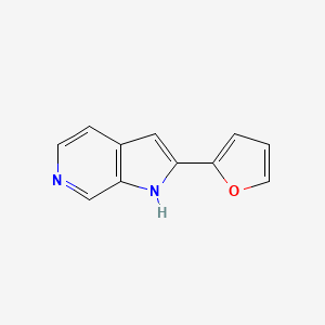2-Furan-2-YL-1H-pyrrolo[2,3-C]pyridine
