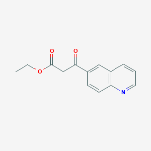 Ethyl 3-Oxo-3-(6-quinolyl)propanoate