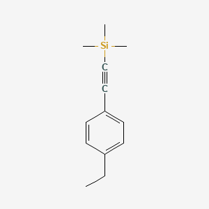 molecular formula C13H18Si B1626196 (4-Ethylphenylethynyl)trimethylsilane CAS No. 393857-27-7