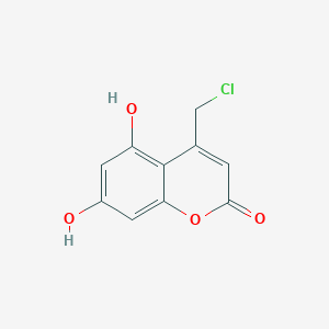 4-(chloromethyl)-5,7-dihydroxy-2H-chromen-2-one