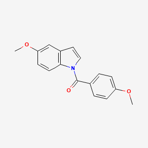 1H-Indole, 5-methoxy-1-(4-methoxybenzoyl)-