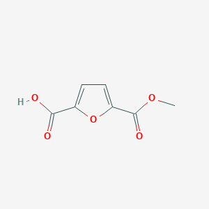molecular formula C7H6O5 B1626214 5-(甲氧羰基)呋喃-2-羧酸 CAS No. 6750-85-2