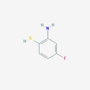 molecular formula C6H6FNS B162622 2-Amino-4-fluorobenzenethiol CAS No. 131105-89-0