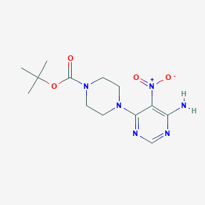 Tert-butyl 4-(6-amino-5-nitropyrimidin-4-yl)piperazine-1-carboxylate