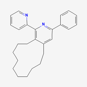 3-Phenyl-1-(pyridin-2-yl)-5,6,7,8,9,10,11,12,13,14-decahydrocyclododeca[c]pyridine