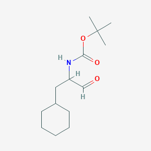 tert-Butyl (1-cyclohexyl-3-oxopropan-2-yl)carbamate