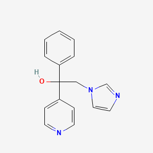 2-(1H-imidazol-1-yl)-1-phenyl-1-(4-pyridinyl)ethanol