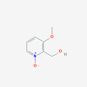 2-Pyridinemethanol, 3-methoxy-, 1-oxide (9CI)