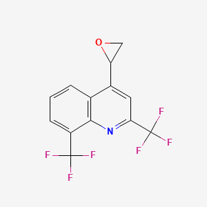 2-[2,8-Bis(trifluoromethyl)-4-quinolyl]oxirane