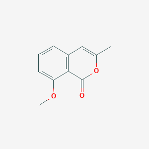 molecular formula C11H10O3 B1626265 8-甲氧基-3-甲基-1H-异色满-1-酮 CAS No. 830-54-6