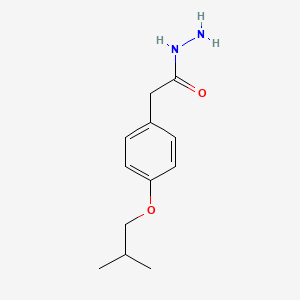molecular formula C12H18N2O2 B1626267 2-[4-(2-Methylpropoxy)phenyl]acetohydrazide CAS No. 61904-59-4