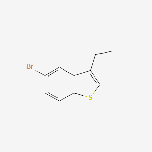 molecular formula C10H9BrS B1626281 5-Bromo-3-ethyl-1-benzothiophene CAS No. 900508-78-3