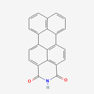 molecular formula C22H11NO2 B1626286 Perylene-3,4-dicarboximide CAS No. 33955-44-1